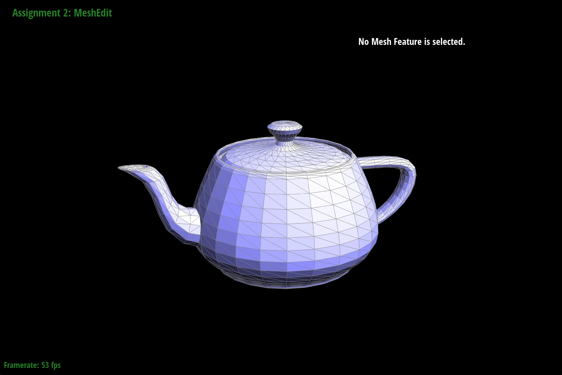 Teapot flat shading